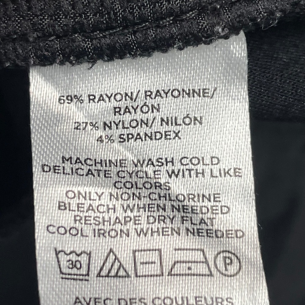 Ann Taylor Factory Women's 14 Black Wide Leg Dress Pants Career Work Classic - Picture 5 of 6